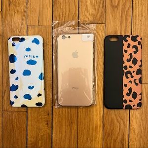 3 iPhone 6Plus Cases, 3 Screen Protectors, Camera Covers